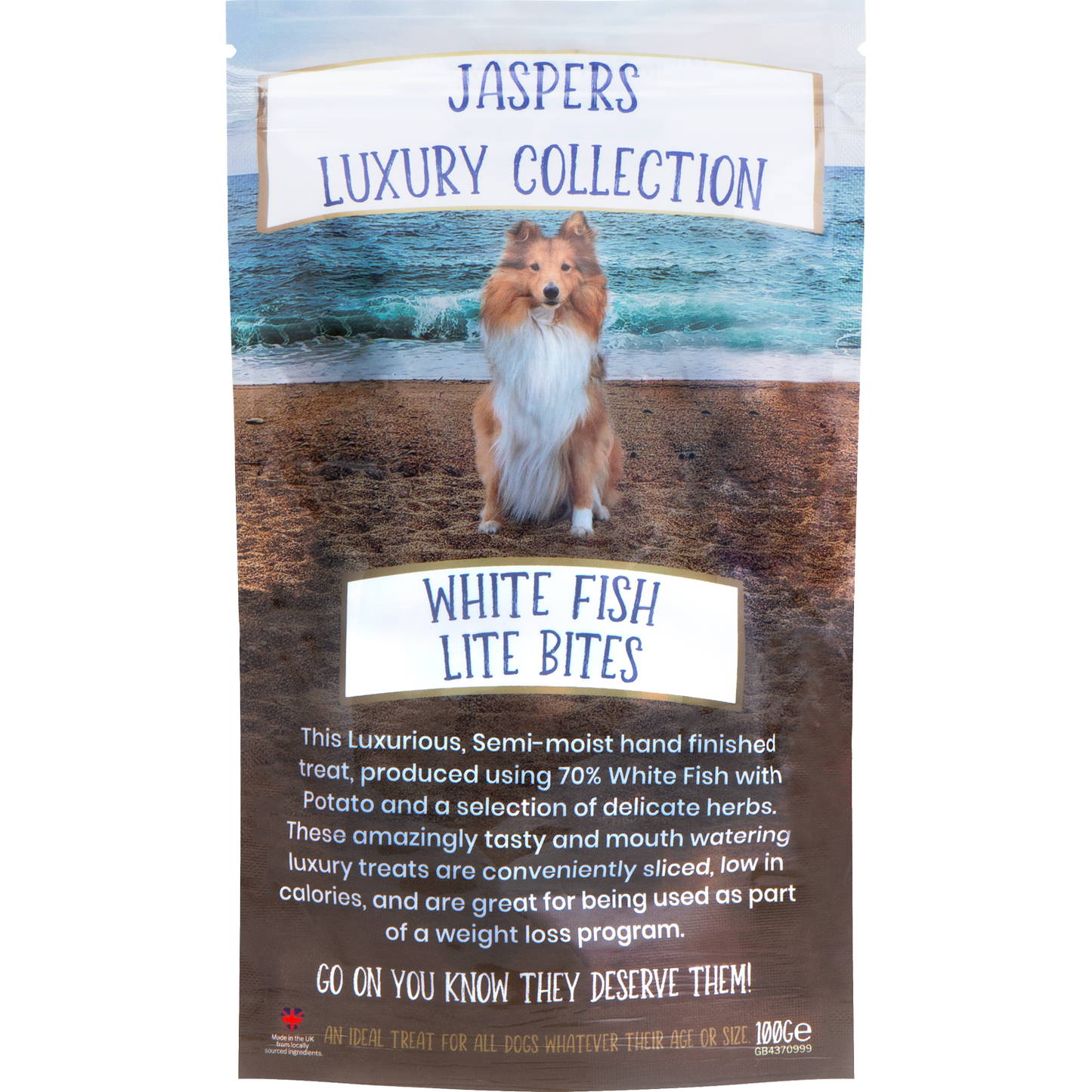 Simply Jaspers Luxury Collection White Fish Lite Bites