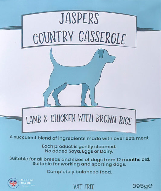Simply Jaspers Country Casserole Lamb & Chicken with Brown Rice