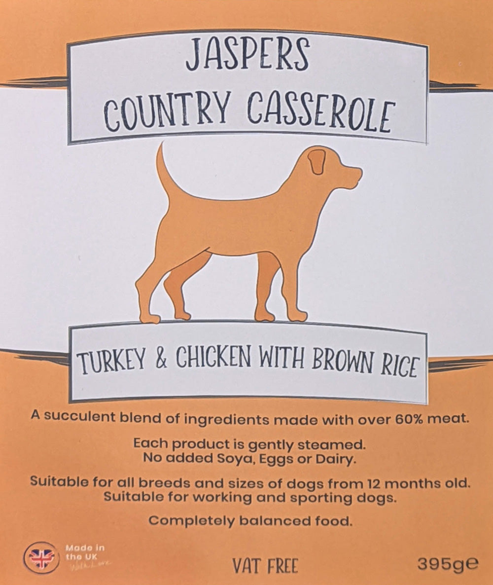 Simply Jaspers Country Casserole Turkey & Chicken with Brown Rice