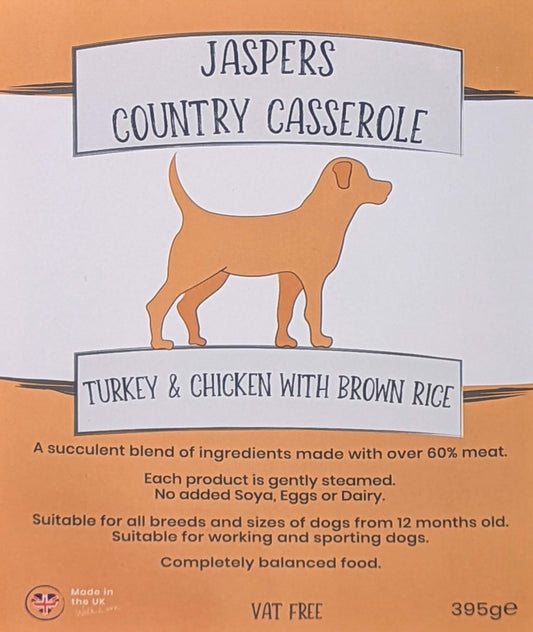 Simply Jaspers Country Casserole Turkey & Chicken with Brown Rice