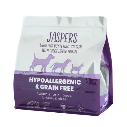 Simply Jaspers Lamb and Butternut squash with green lipped mussel