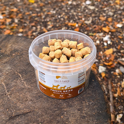 Simply Jaspers Turkey and Pumpkin Freeze Dried Dog Treats