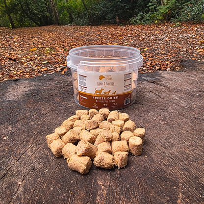 Simply Jaspers Turkey and Pumpkin Freeze Dried Dog Treats