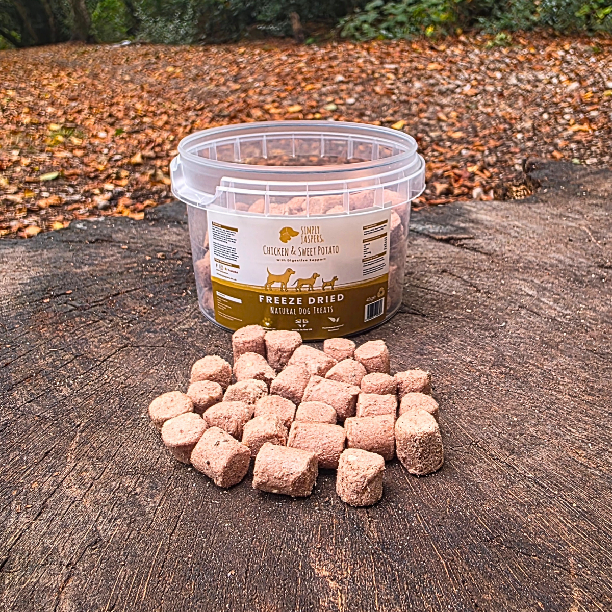 Simply Jaspers Chicken and Sweet Potato Freeze Dried Dog Treats