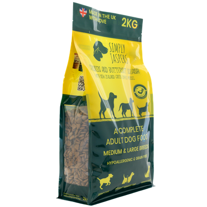 Simply Jaspers Chicken & Butternut Squash - Medium & Large Breed