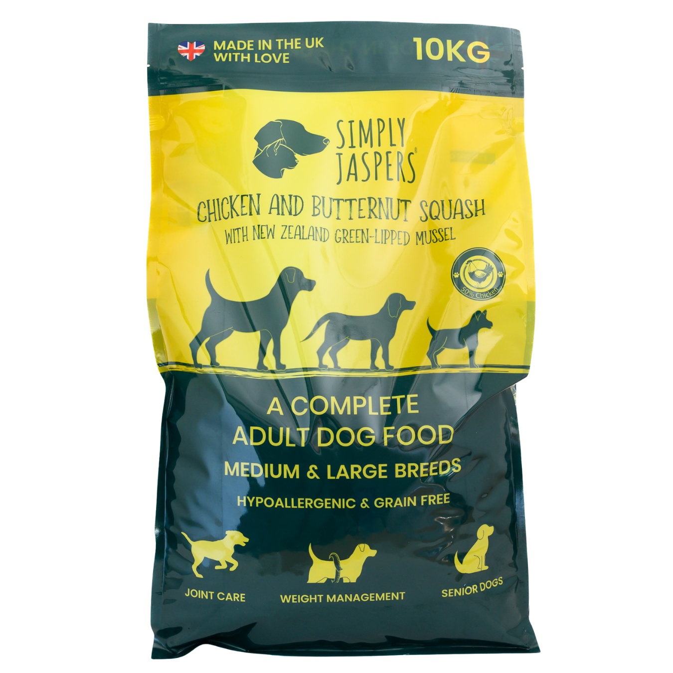 Simply Jaspers Chicken & Butternut Squash - Medium & Large Breed
