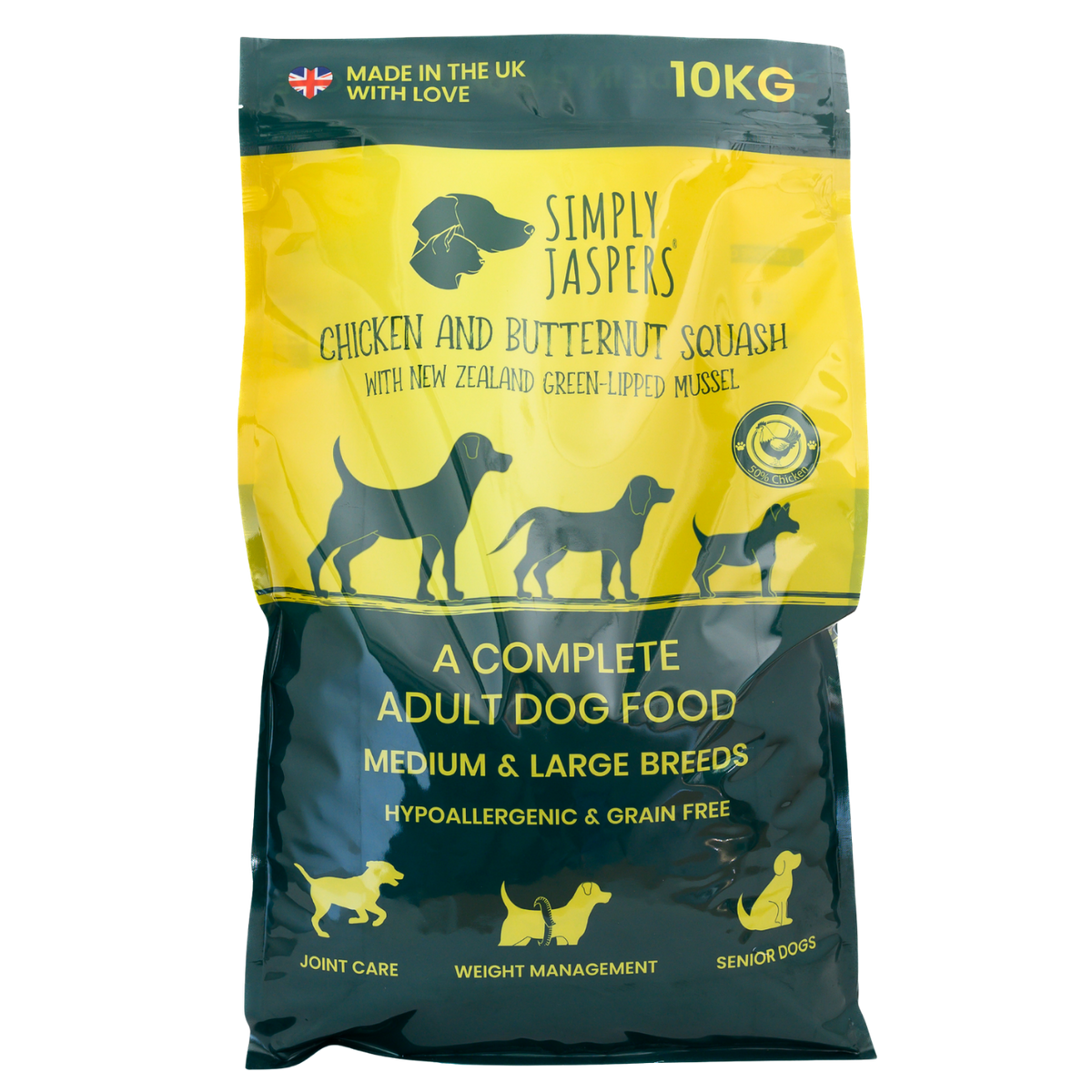 Simply Jaspers Chicken & Butternut Squash - Medium & Large Breed