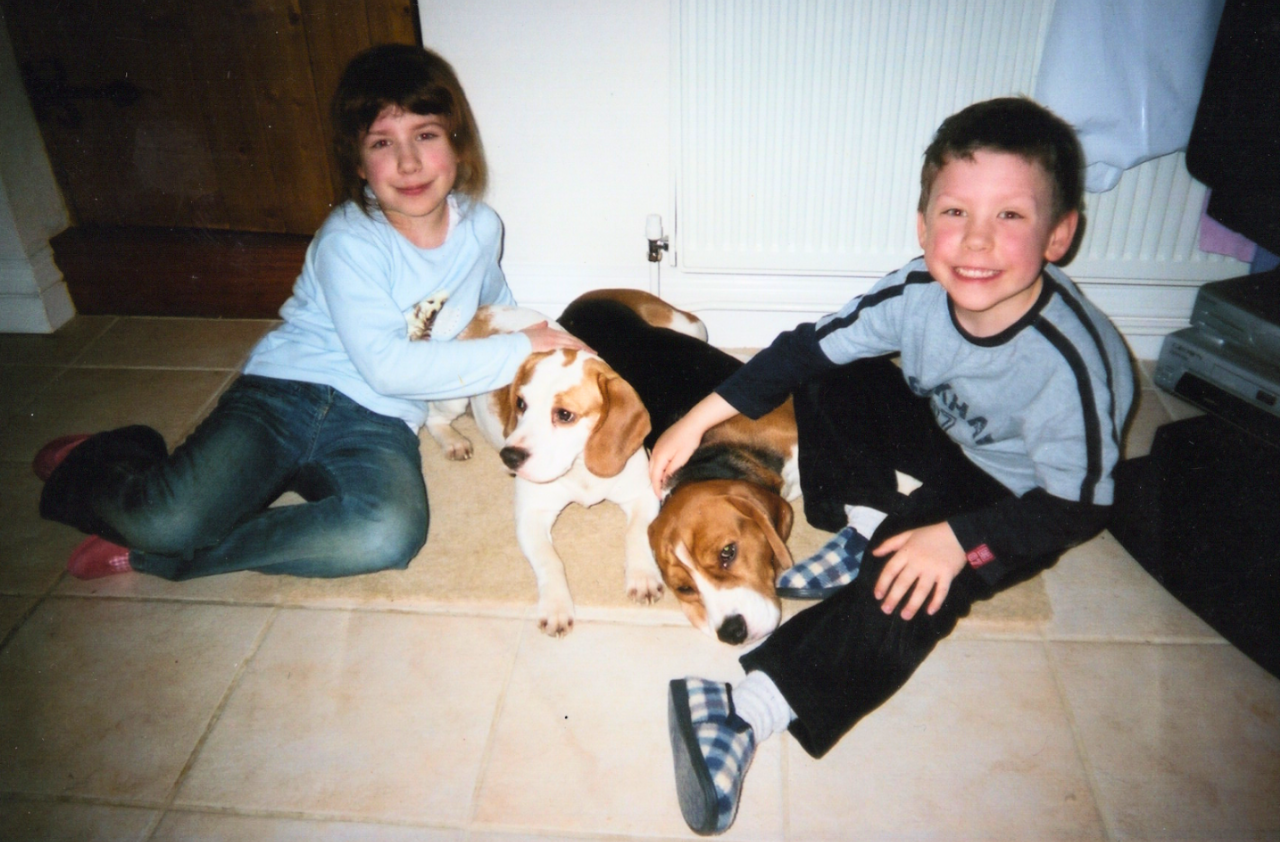 old photo of simply jaspers dog