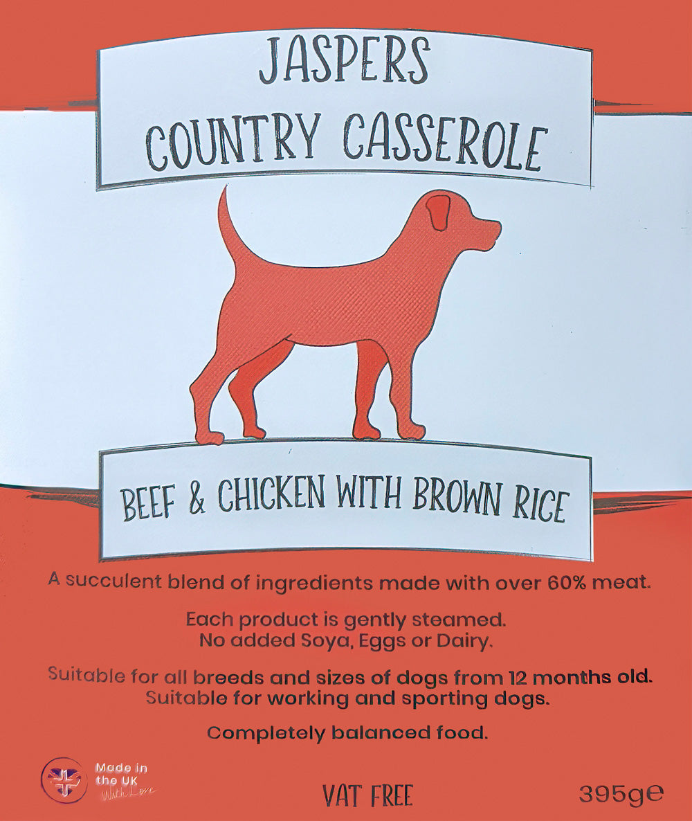 Simply Jaspers Country Casserole Beef & Chicken with Brown Rice